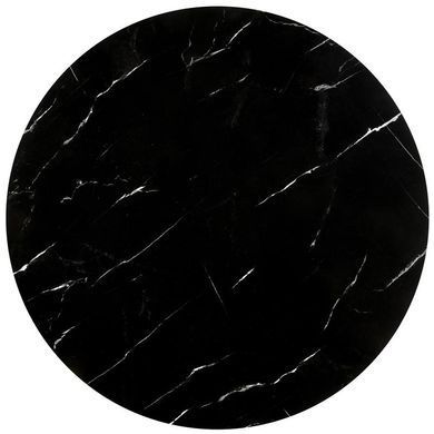 Журнальний столик PAOLA Halmar 60x60 Чорний Мармур Золото фотографія