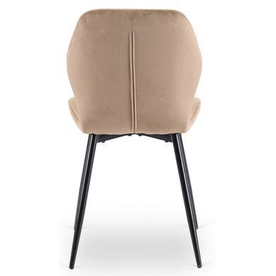 Стілець оксамитовий MEBEL ELITE IRYS Velvet Беж фотографія