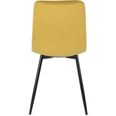 Стул бархатный MEBEL ELITE IBIS Velvet, Горчица фотография
