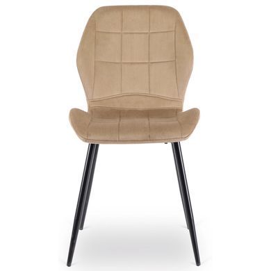 Стілець оксамитовий MEBEL ELITE IRYS Velvet Беж фотографія