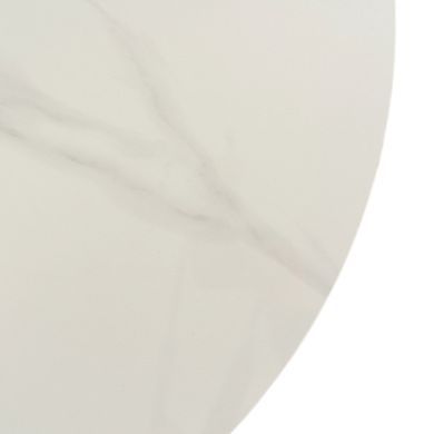 Журнальний столик MARINE MEBEL ELITE 80x80 Білий/золото фотографія