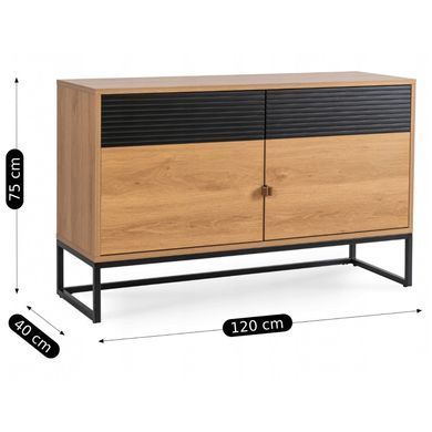 Комод MEBEL ELITE BRENEIS Дуб фотографія