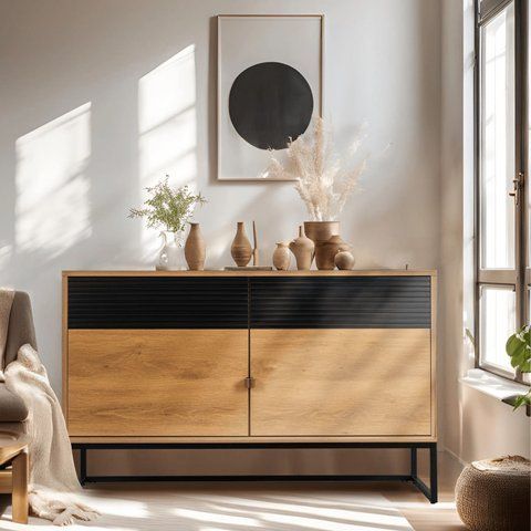 Комод MEBEL ELITE BRENEIS Дуб фотографія