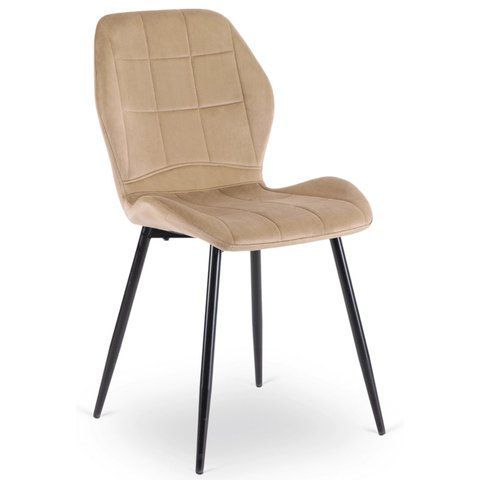 Стул бархатный MEBEL ELITE IRYS Velvet Беж фотография