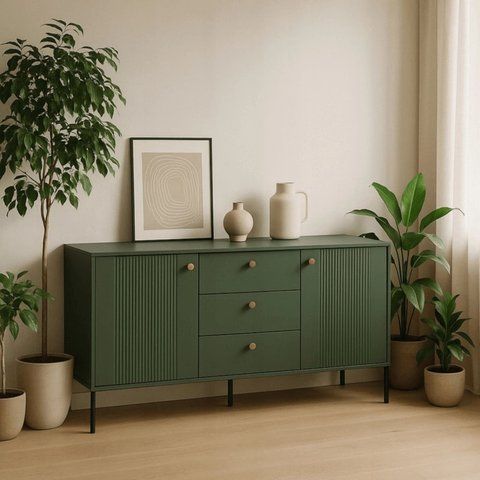 Комод MEBEL ELITE SOFT 154 Зелений фотографія