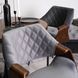 Стул бархатный MEBEL ELITE DAKOTA Velvet серый / ореховый