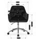 Стул офисный поворотный бархатный MEBEL ELITE MONA Velvet Черный