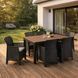 Комплект садовой мебели MEBEL ELITE ARGOS FRESNO 6 орех/черный