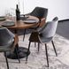 Стул бархатный MEBEL ELITE DAKOTA Velvet серый / ореховый