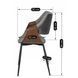 Стул бархатный MEBEL ELITE DAKOTA Velvet серый / ореховый