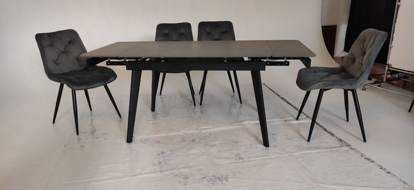 Стол раскладной TM-86 VETRO 120(180)x80 Айс Грей фотография