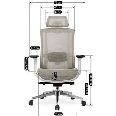 Стул офисный поворотный MEBEL ELITE SKY беж фотография