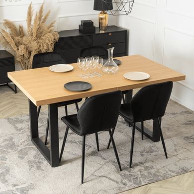 Стул бархатный MEBEL ELITE IRYS Velvet Черный фотография