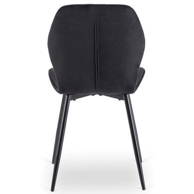 Стул бархатный MEBEL ELITE IRYS Velvet Черный фотография