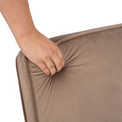 Крісло розкладне MEBEL ELITE BART Velvet&nbsp;Бежевий фотографія