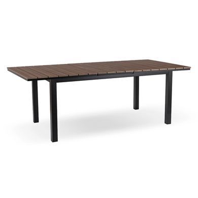Комплект садовой мебели MEBEL ELITE ARGOS 160-240 FRESNO 4 орех/черный
