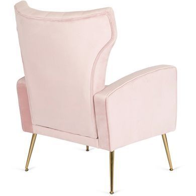 Кресло мягкое DIANA Velvet MEBEL ELITE Розовый фотография