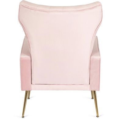 Кресло мягкое DIANA Velvet MEBEL ELITE Розовый фотография