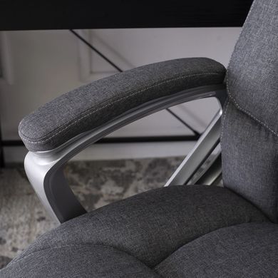 Стілець офісний поворотний MEBEL ELITE BRAVO Тканина Сірий фотографія
