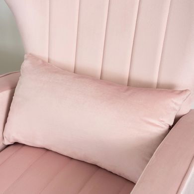 Кресло мягкое DIANA Velvet MEBEL ELITE Розовый фотография