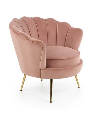 Кресло AMORINITO Velvet Halmar Розовый фотография