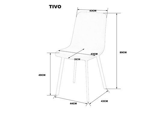 Стілець TIVO Intarsio чорний каркас/зелений тк. фотографія