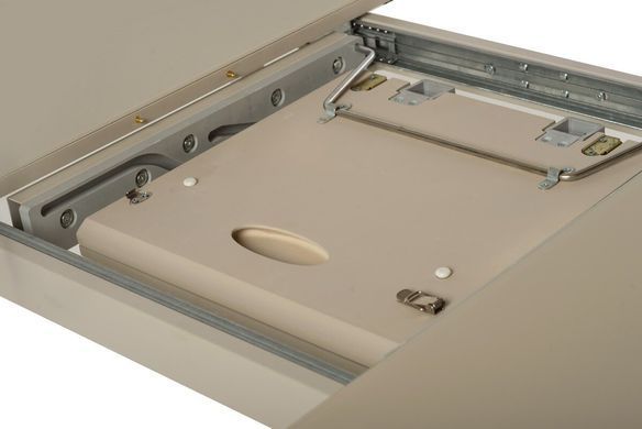 Стіл розкладний TM-170 VETRO 120x80 Капучино сатин фотографія