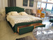Кровать ELECTRA Velvet Signal 160x200 Зеленый