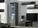 Витрина SOHO S-1 Cama 192 Серый Мат / Серый Глянец