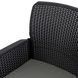 Комплект садовой мебели MEBEL ELITE ARGOS 160-240 FRESNO 4 орех/черный