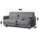 Набір з 2х диванів розкладних MEBEL ELITE TIVOLI 198 см Сірий