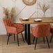 Стілець оксамитовий MEBEL ELITE VIKI Ore Velvet гірчиця