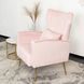 Кресло мягкое DIANA Velvet MEBEL ELITE Розовый