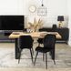 Стул бархатный MEBEL ELITE IRYS Velvet Черный