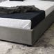 Ліжко двоспальне оксамитове 140x200 MEBEL ELITE TINGA Velvet Сірий