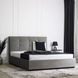 Ліжко двоспальне оксамитове 140x200 MEBEL ELITE TINGA Velvet Сірий