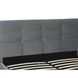 Ліжко двоспальне оксамитове 140x200 MEBEL ELITE TINGA Velvet Сірий