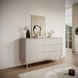 Комод Perfect Home Ланте/Lante 1-дверный с 3 ящиками и золотыми ножками 1D3S/138 Беж