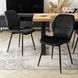 Стул бархатный MEBEL ELITE IRYS Velvet Черный