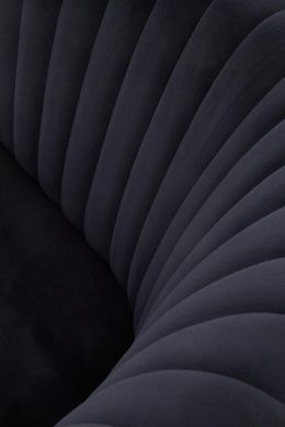 Кресло CROWN Velvet Halmar Черный фотография