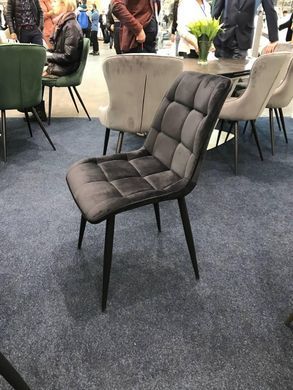 Стул CHIC Velvet Signal Черный фотография