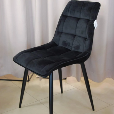 Стул CHIC Velvet Signal Черный фотография