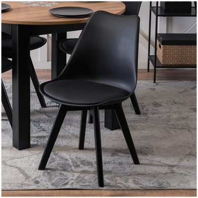 Стілець MEBEL ELITE SCANDI Чорний/Чорний фотографія