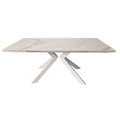 Стол раскладной SWANK STATURARIO WHITE Concepto 180(260)x90 Керамика Белый фотография