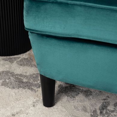Крісло м'яке оксамитове MEBEL ELITE KLARIS 2 Velvet Зелений фотографія