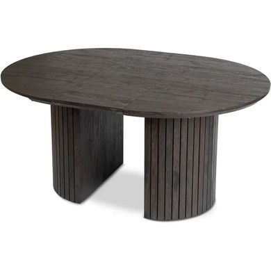 Стол круглый раскладной MEBEL ELITE CHARLES 120(160)х120 см Черный фотография