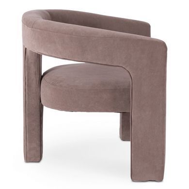 Крісло м'яке MEBEL ELITE LILLE Velvet Беж фотографія