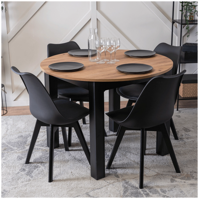 Стілець MEBEL ELITE SCANDI Чорний/Чорний фотографія