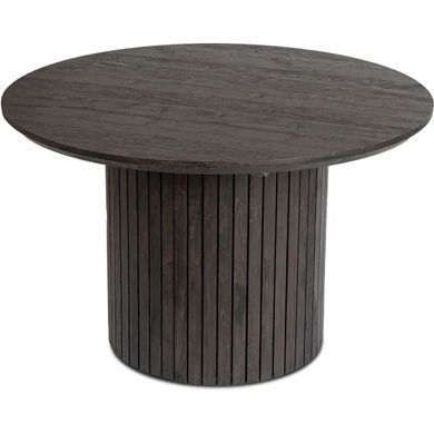 Стол круглый раскладной MEBEL ELITE CHARLES 120(160)х120 см Черный фотография