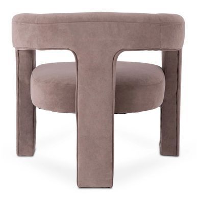 Крісло м'яке MEBEL ELITE LILLE Velvet Беж фотографія